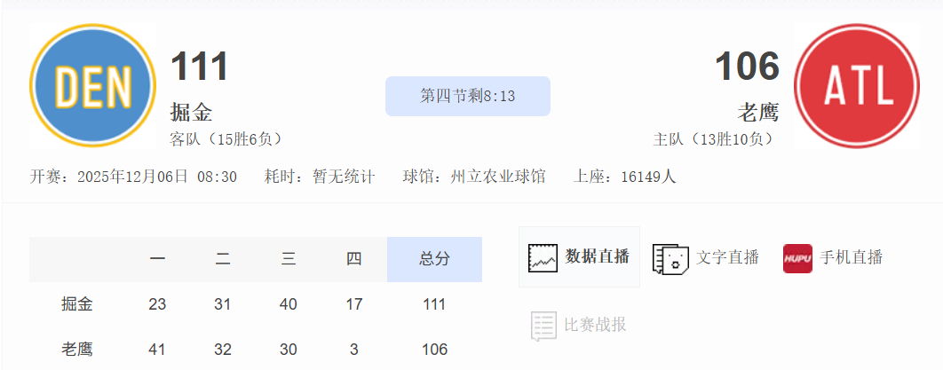 这第四节…？NBA