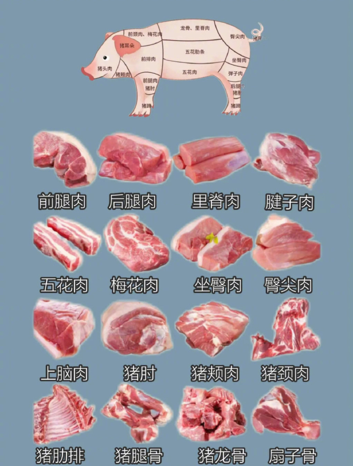 不知道怎么挑猪肉的宝子们可以学习一下啦我的宝藏食谱