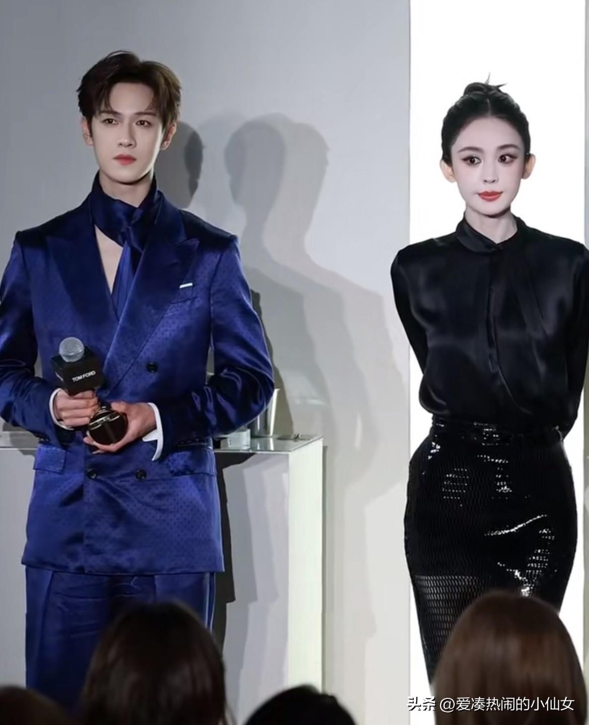 李昀锐与古力娜扎同框，居然比女明星更精致，脂粉气太重了！
今晚，古力娜扎惊喜现身