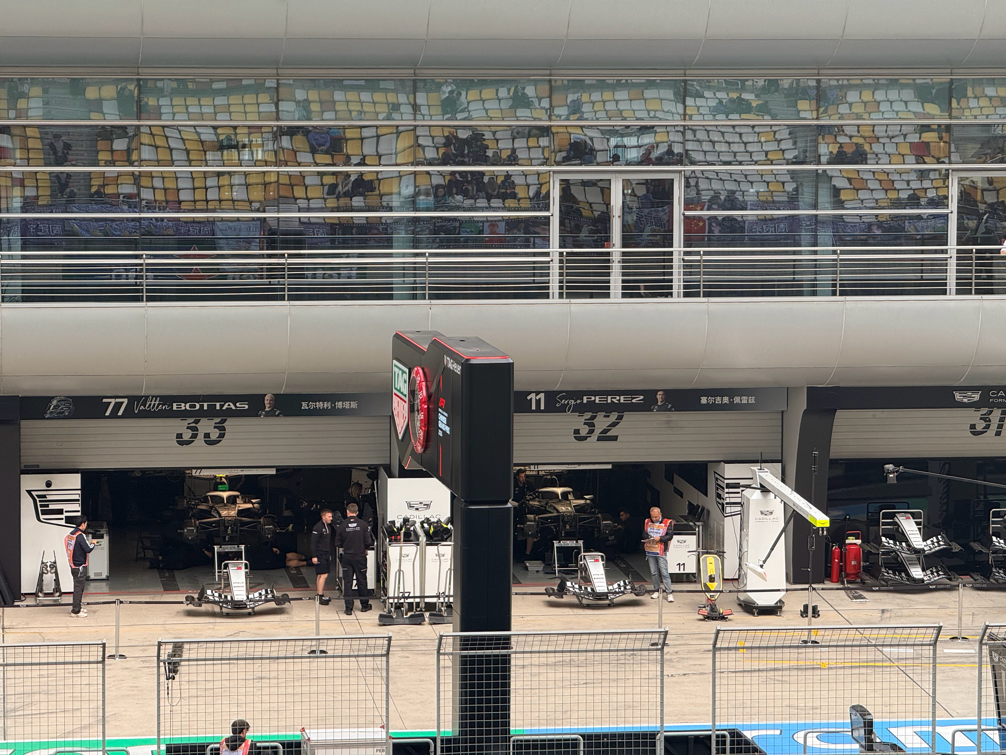 f1上海站票挺抢手，感谢凯迪拉克邀请，加油啊