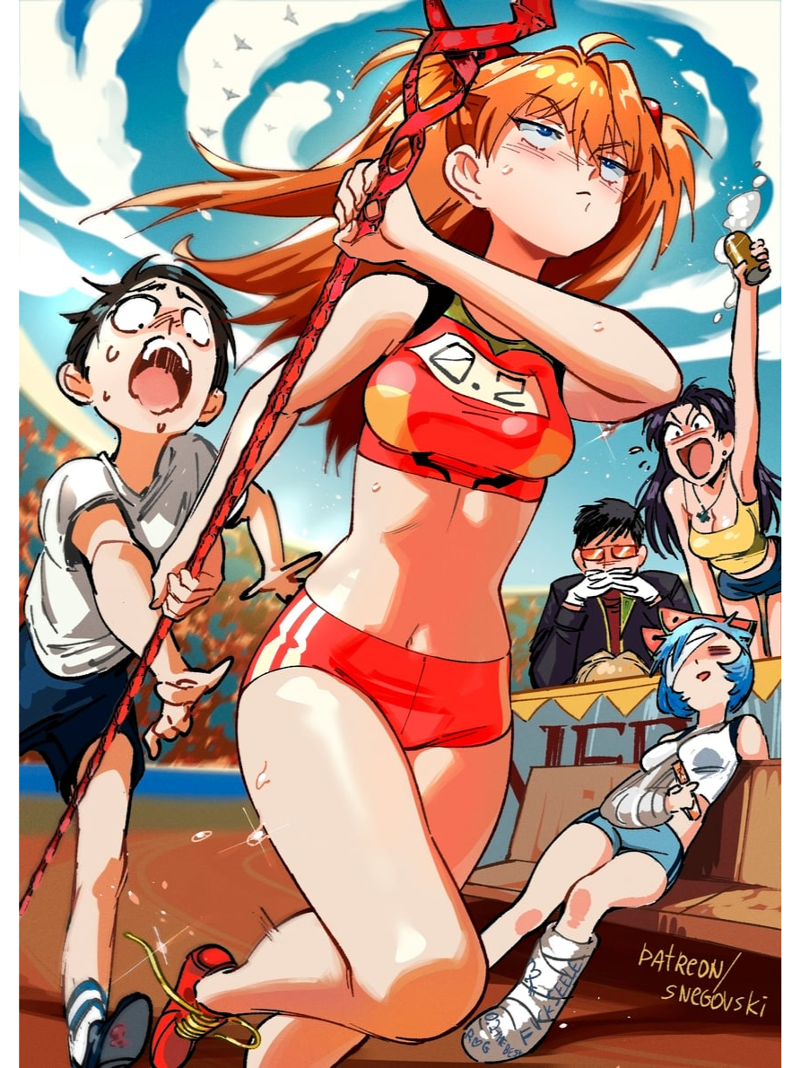 明日香无所不能，碇真嗣沦为背景板。 #开学开新谷# ​​​