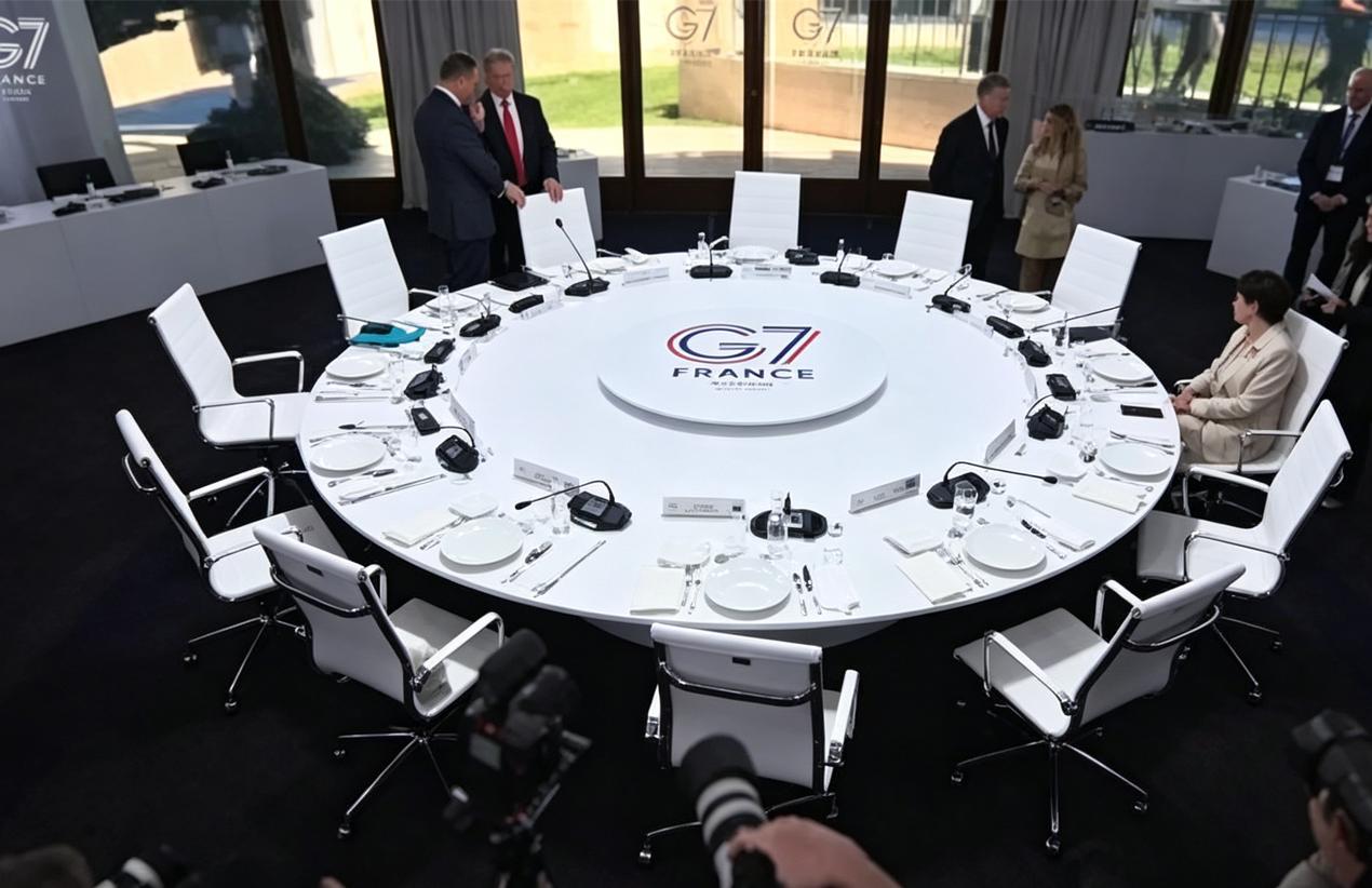 G7全面崩解！高市号召抗中惨遭打脸！G7会场转椅子没人理会！日本撑不住！8000