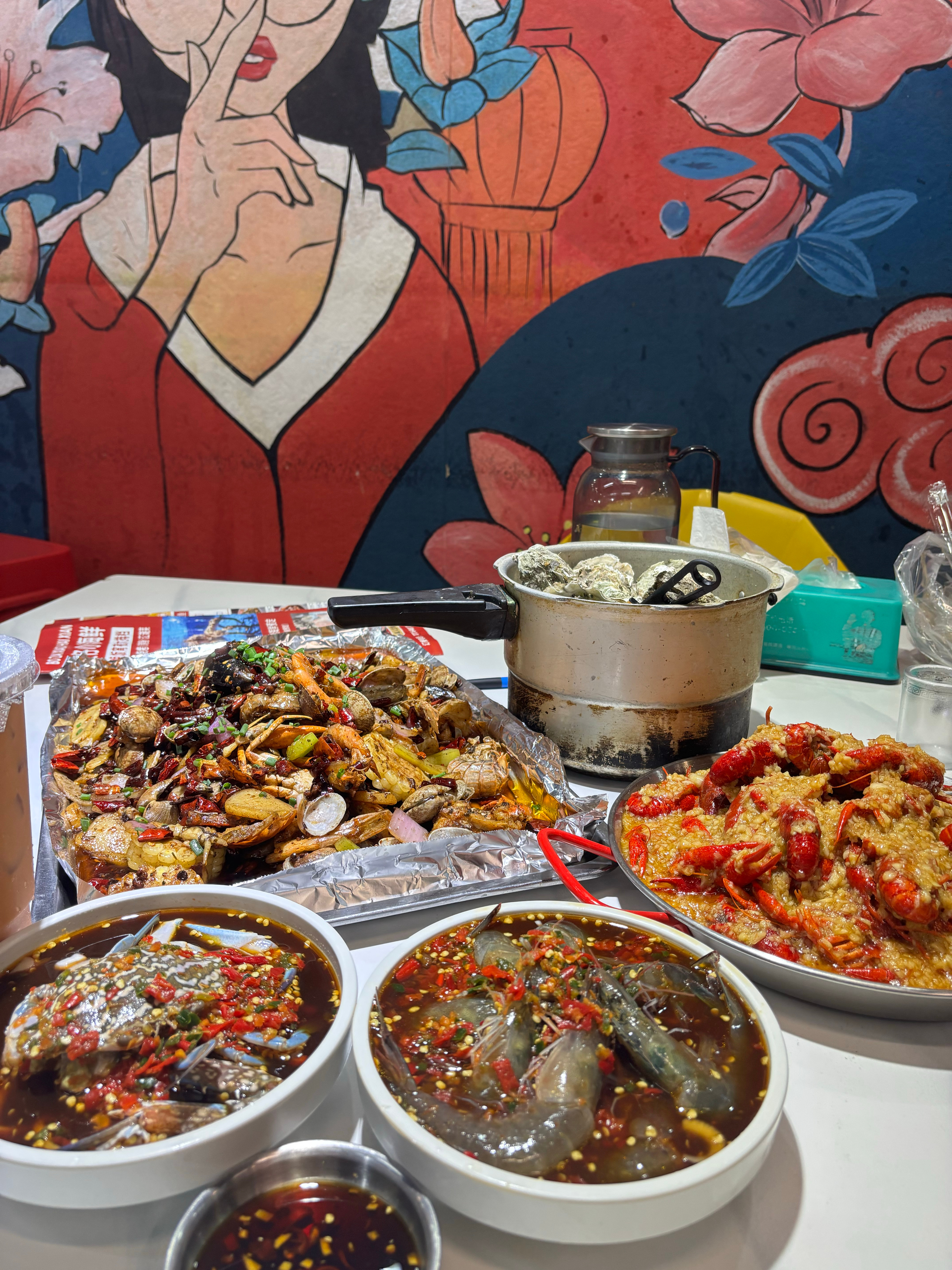 重庆波仔小海鲜 泰龙泰式奶😋