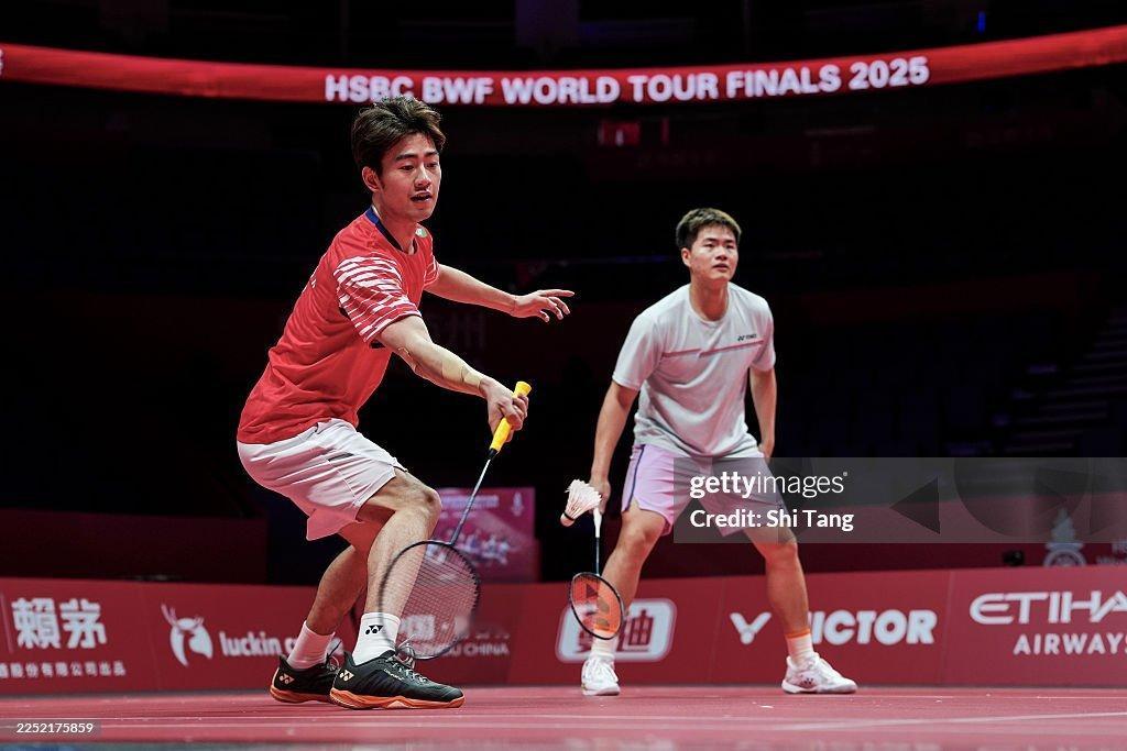 梁王驾到梁王组合 梁王加油 2025世界羽联年终总决赛20251216 场地适应