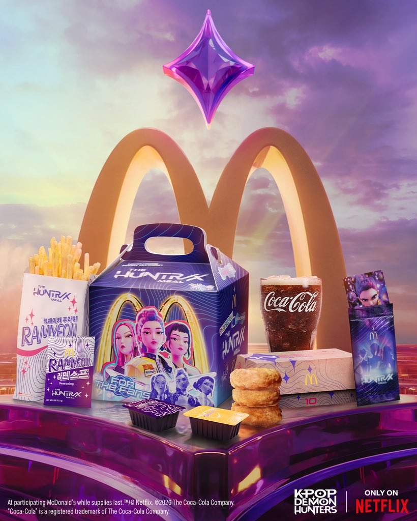 TNABO 金拱门在美区成功抱上《K-Pop猎魔女团》大腿 