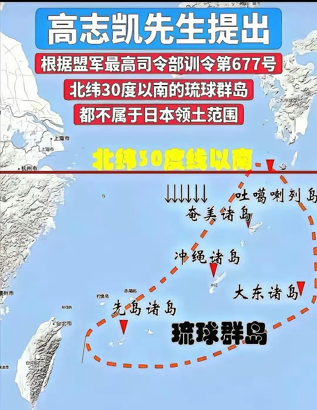 真是没想到，高志凯博士抛出的证据戳中了一个关键事实：琉球群岛本就不属于日本，日本