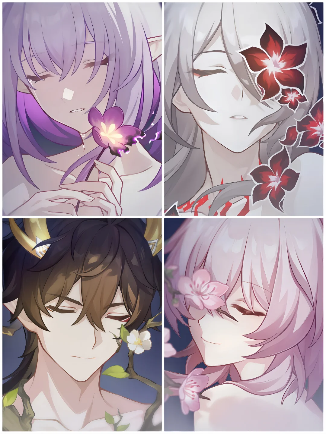 喜欢这种角色与花儿相互辉映的感觉🌟