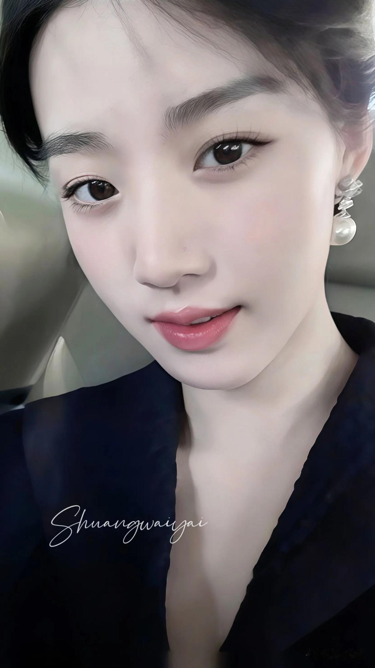 温柔甜美的少女，优雅动人，宛如画中仙子。