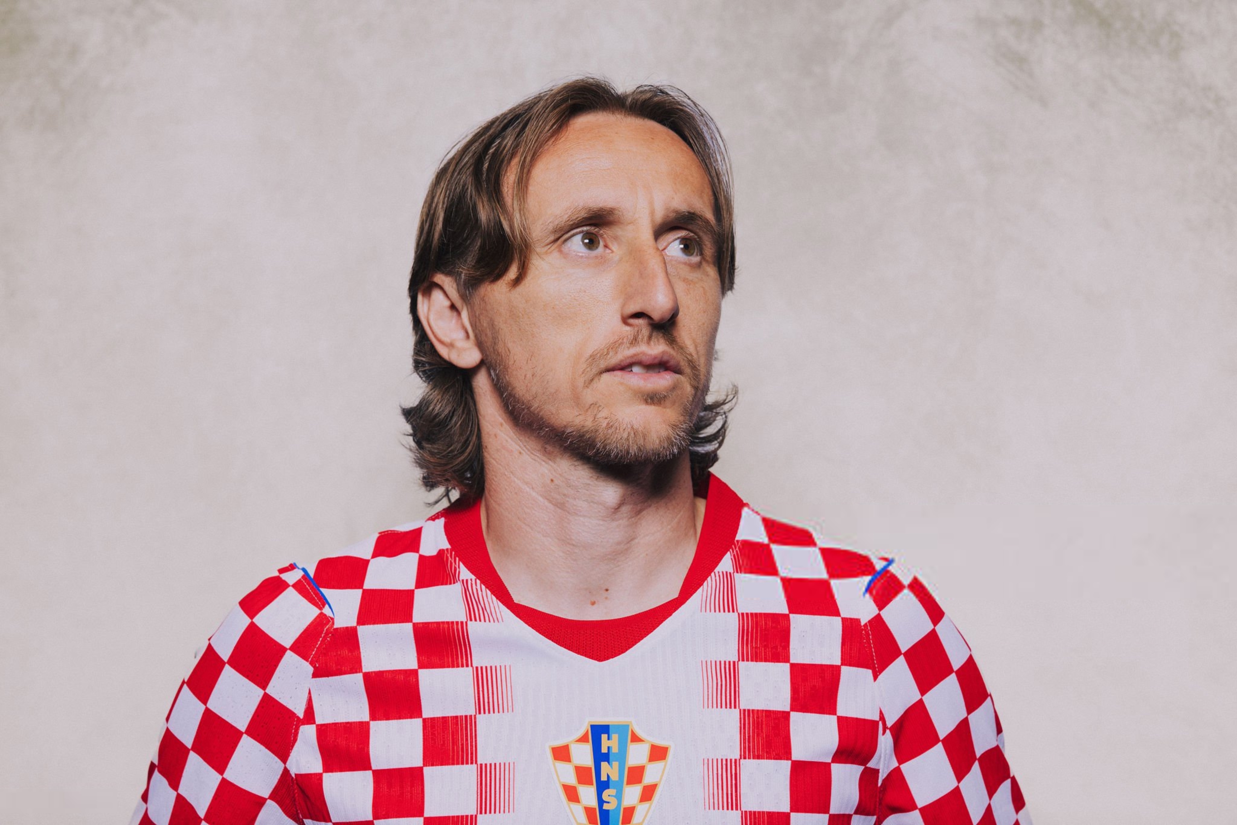 莫德里奇世界杯定妆照。🇭🇷世界杯halamadrid