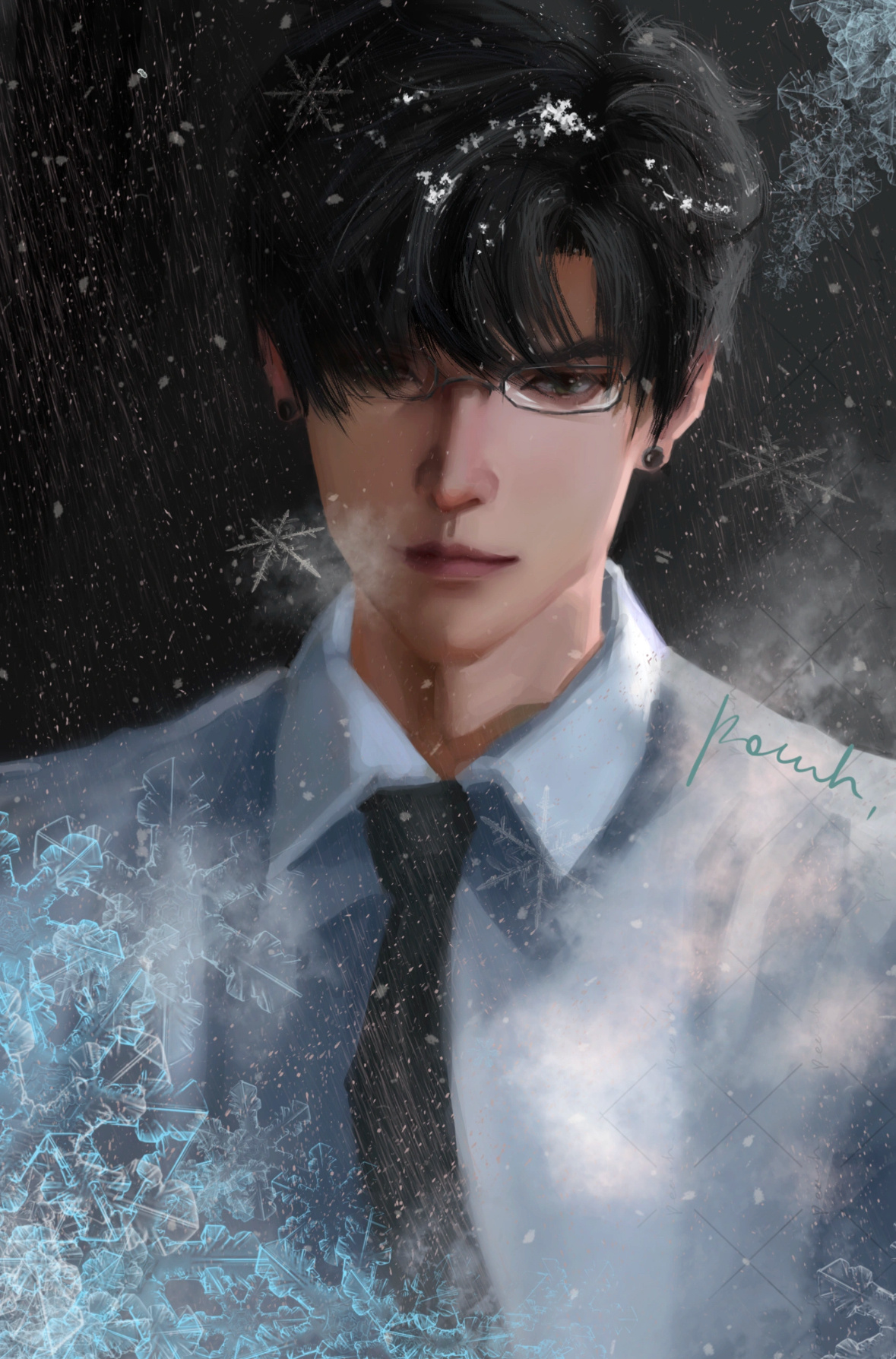 恋与深空黎深  ❄️ 黎深  你来的时候正好下雪❄️🍐授权搬运🈲二传二改©?