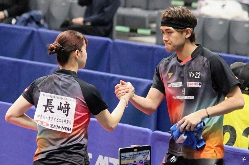 长崎美柚：非常感谢大家在全日本锦标赛双打项目中的应援。女双 冠军🥇混双 季军?