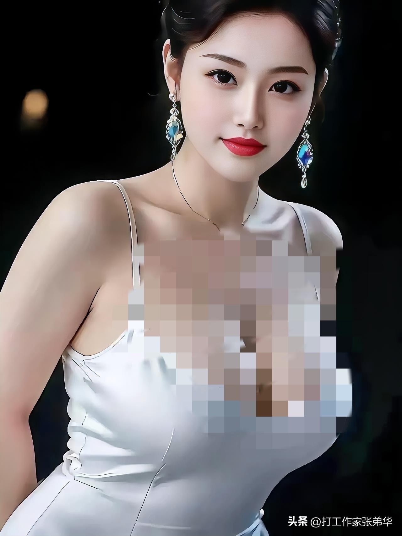 看到这张美女的照片，让我有一种脑门充血的感觉…
特此声明：图片由Al生成