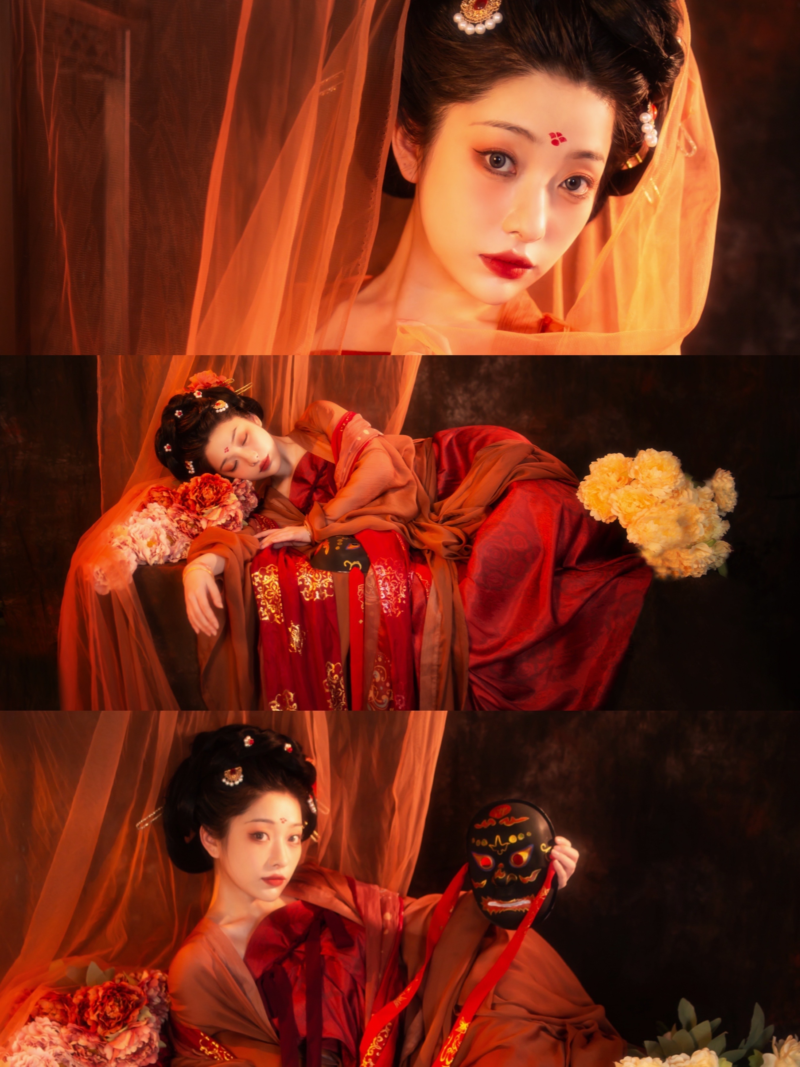 汉服写真|唐风妆造过于大明宫词只是太平公主的一场梦。出镜 摄影  ​​​