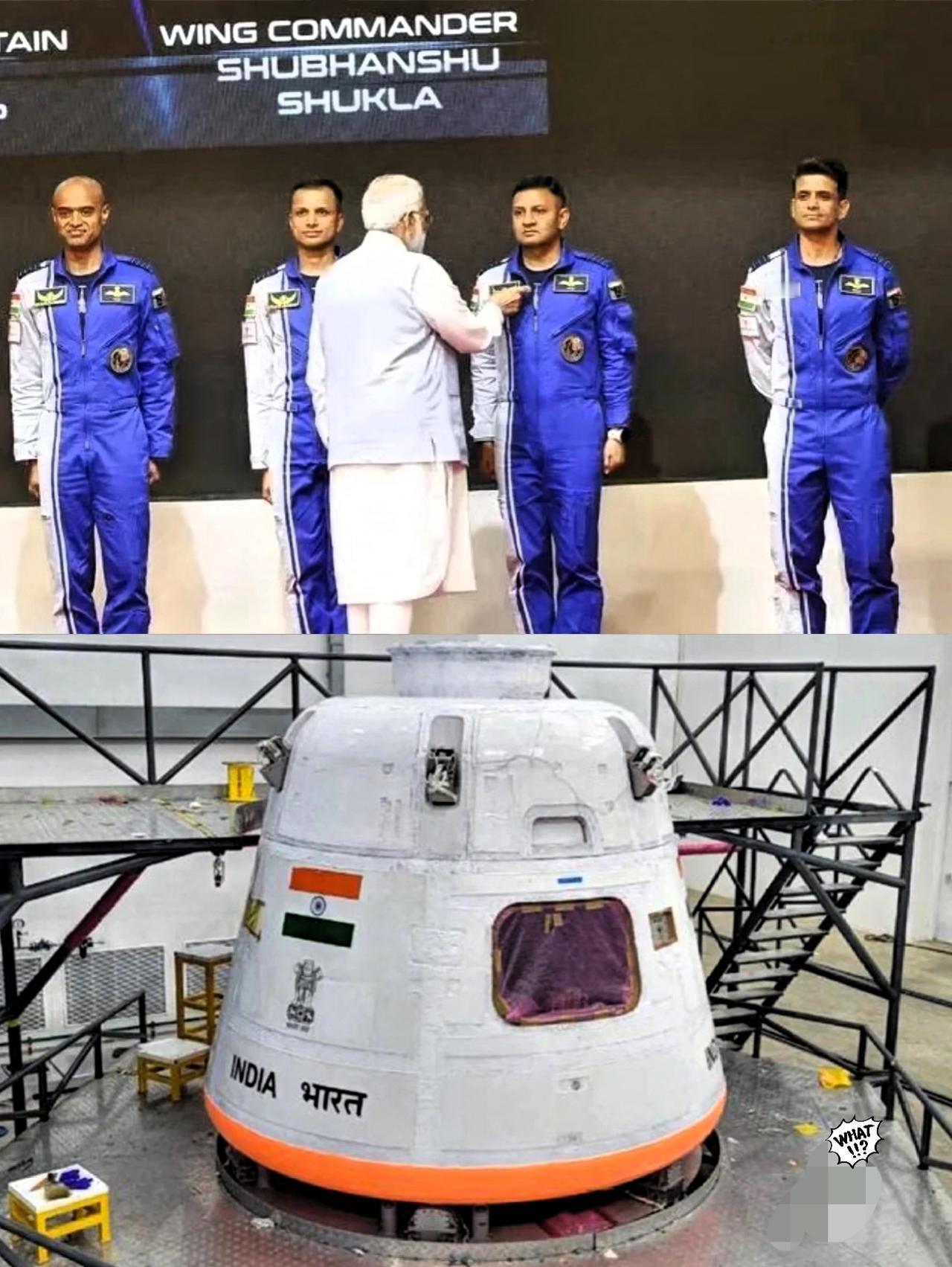 厉害了我们的邻国印度！
首次载人航天就直接冲“三人三天”，要知道美苏中三国当年都