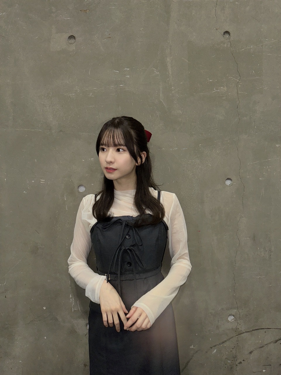 菅原咲月「６期生紹介でペアになった海邉朱莉ちゃんのお洋服をコーディネートしたよ?
