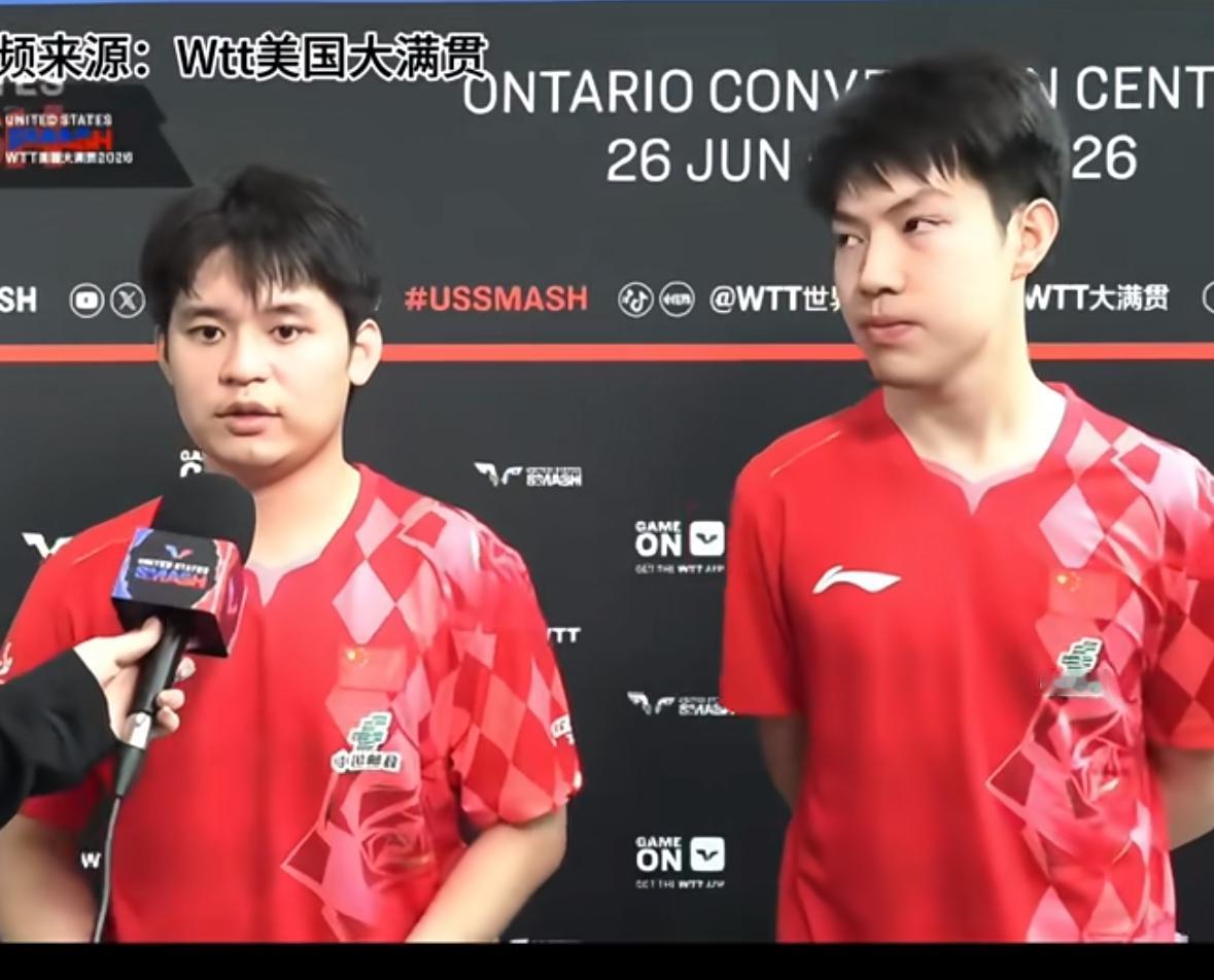 林诗栋/黄友政3:0约内斯库/莫维利亚努赛后采访：准备充分，做好打满五局的准备！