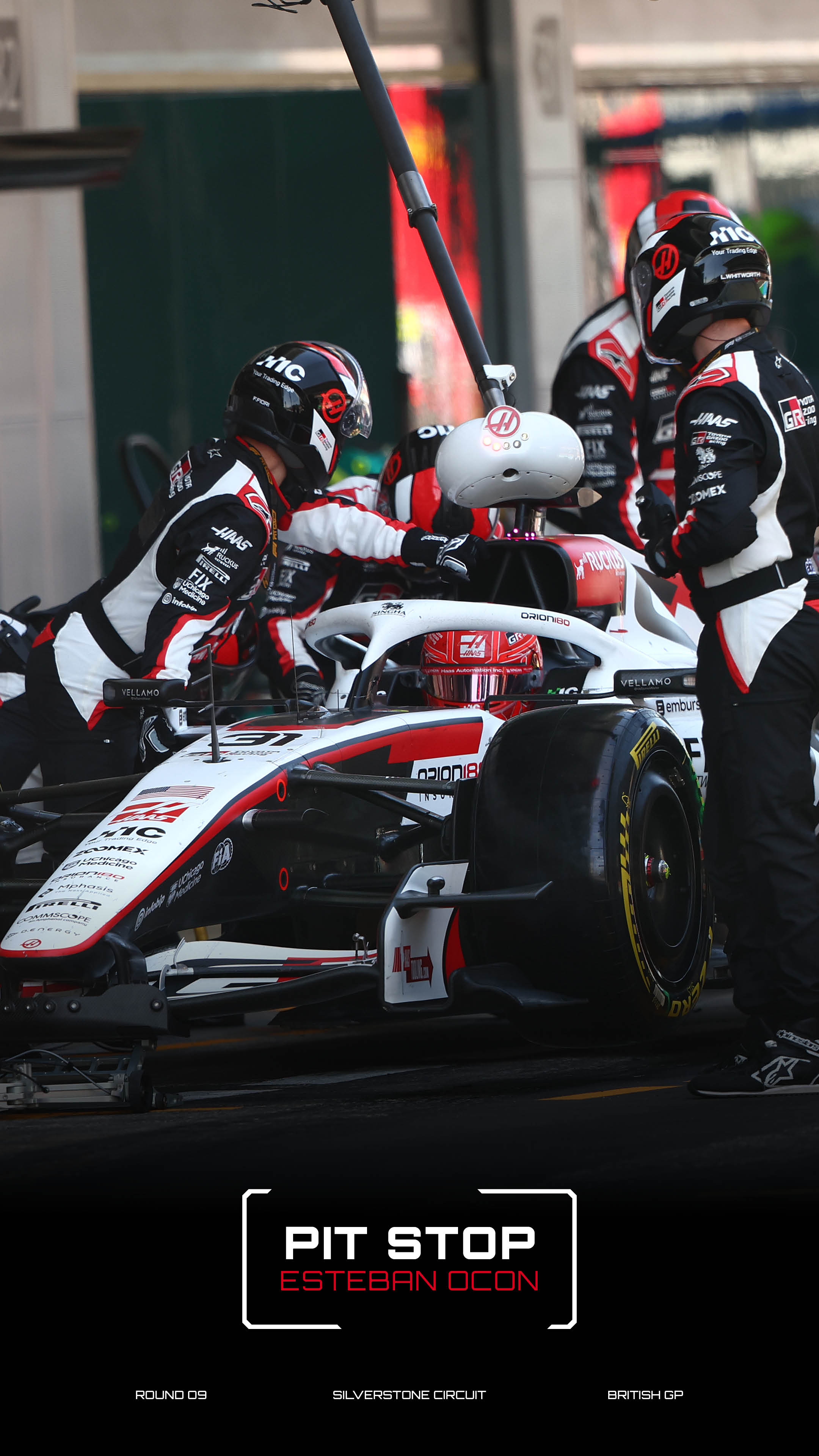 49/52我们在安全车下双车进站哈斯F1车队2026F1英国大奖赛F1