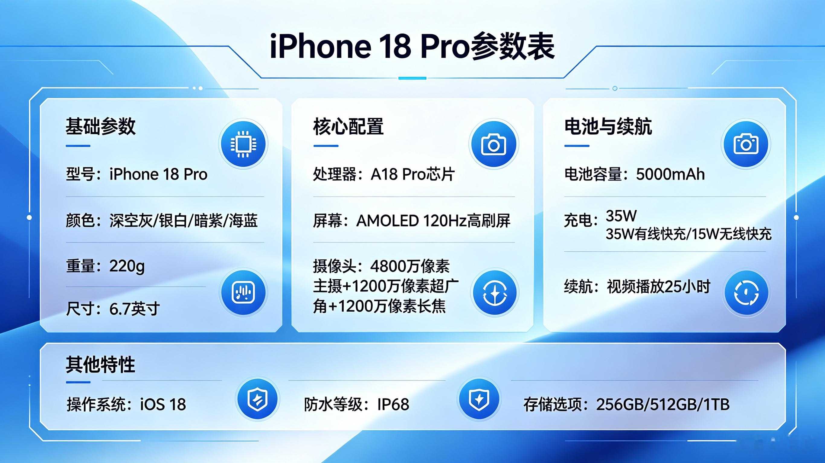 曝iPhone18Pro首发第二代灵动岛根据目前网上的信息，用AI整了两张图，大