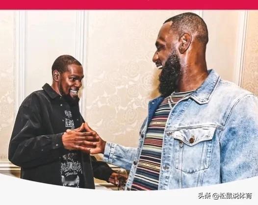 詹姆斯地位太高了，杜兰特在接受采访的时候谈到了詹姆斯，杜兰特表示：“和詹姆斯当队