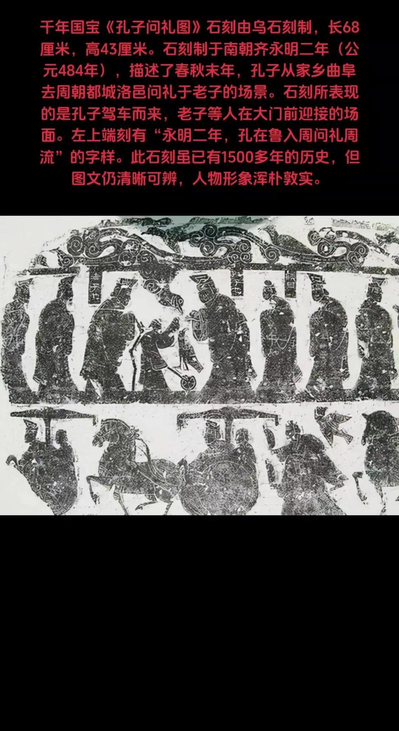 绝世国宝《孔子问礼图》碑何时能回洛阳？《孔子问礼图》碑图案刻于484年...