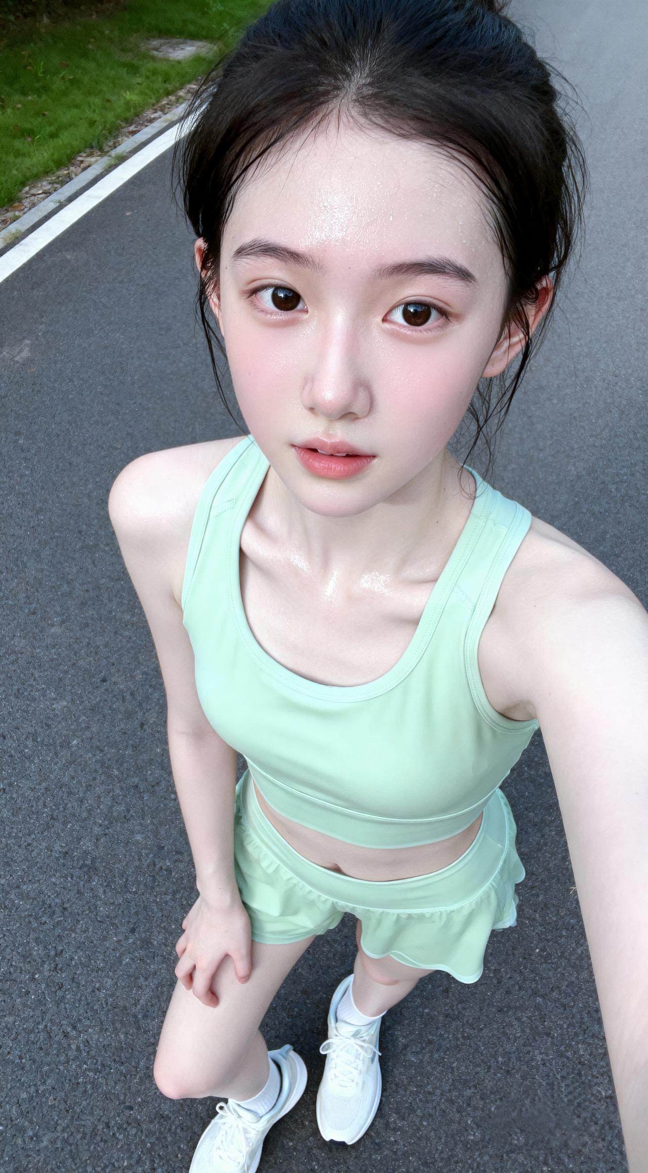 清纯甜美户外随拍