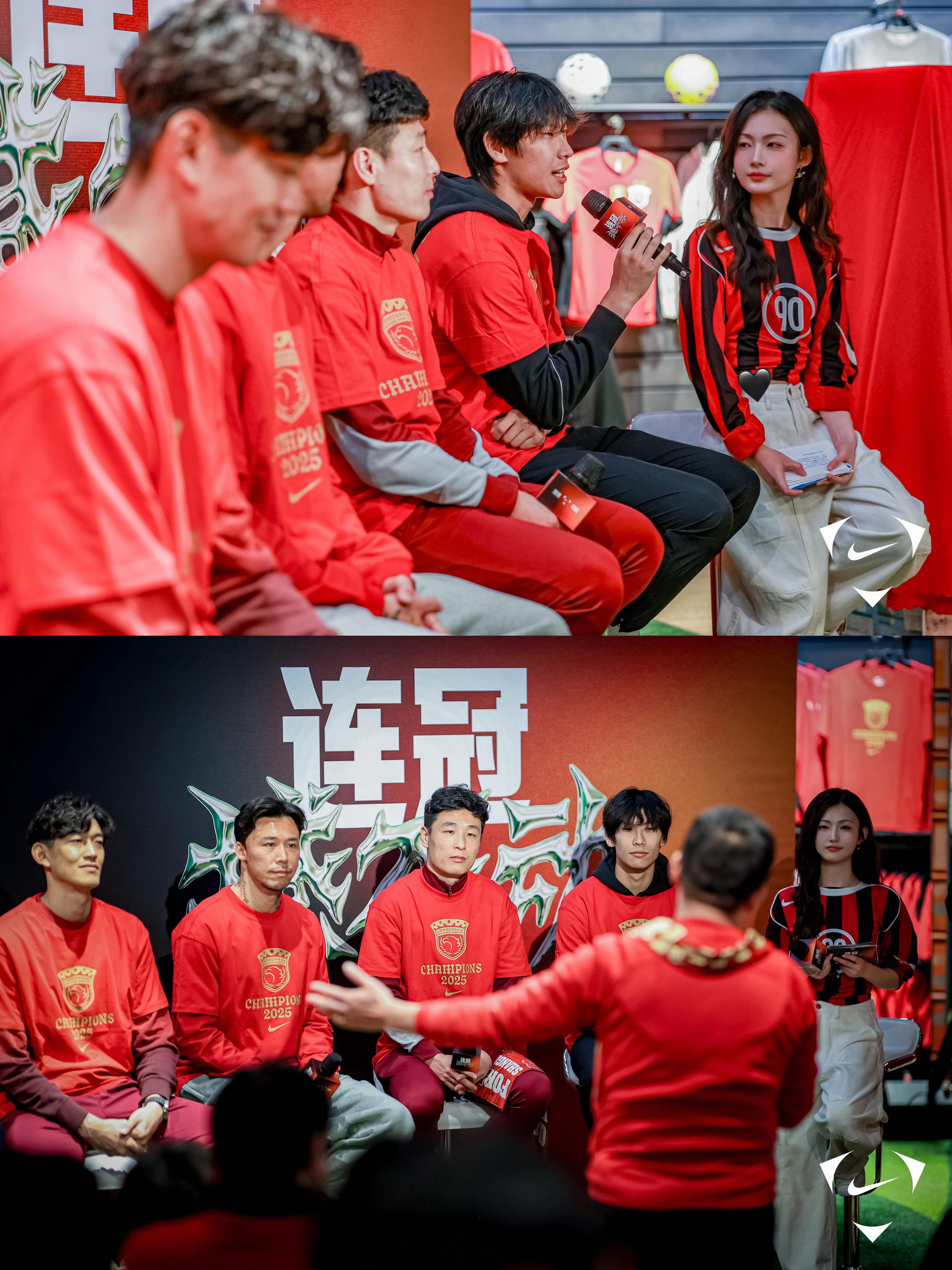 谢谢❣️ 主持上了海港球员见面会🎙️ 