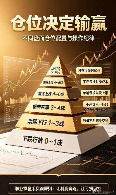 A股不同行情下，仓位管理+实战操作完整方案（职业操盘手实战总结）核心前提：仓位是