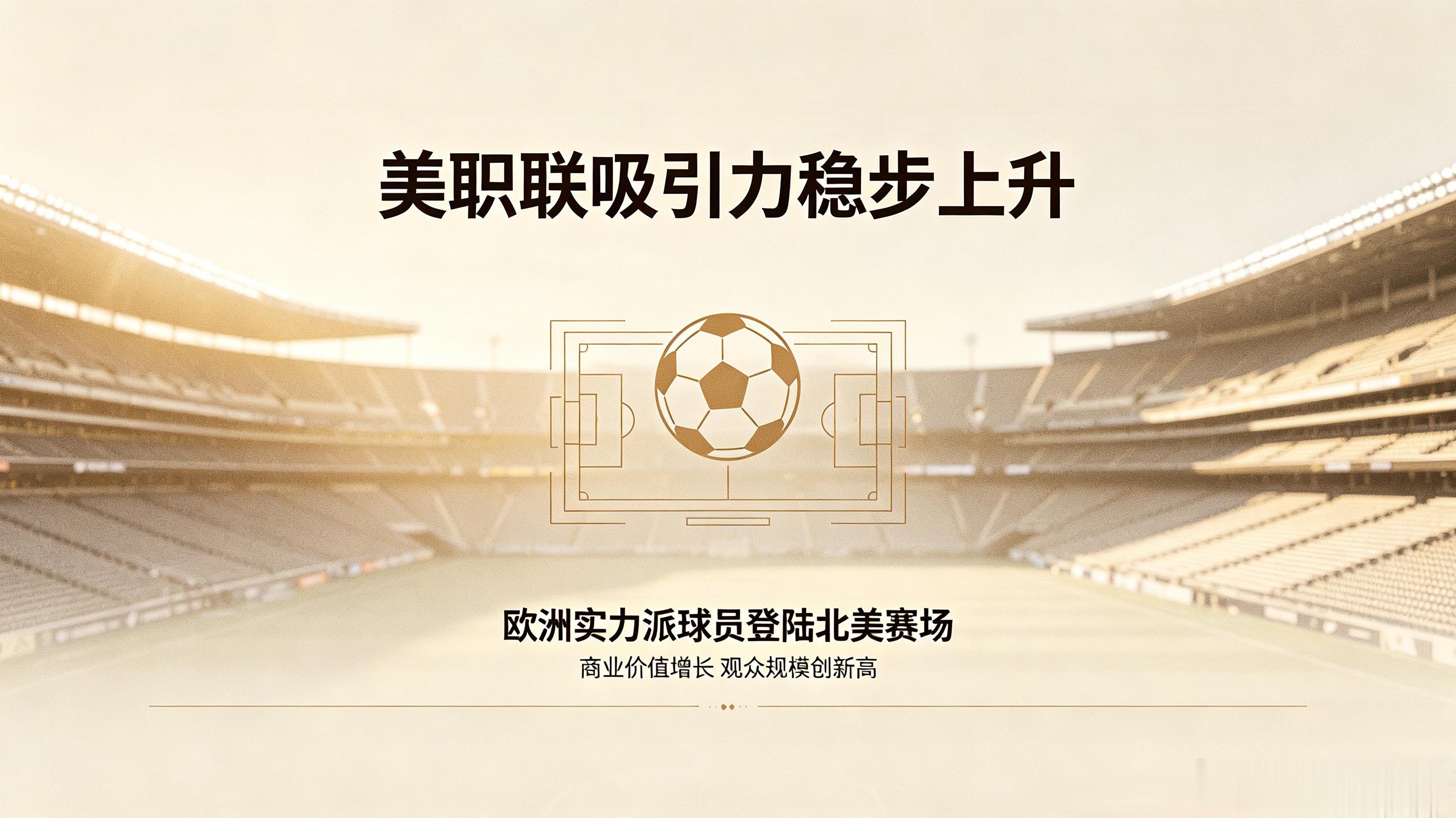 美职联的吸引力正在稳步攀升，大量来自欧洲的实力派球员选择转战北美赛场，联赛商业价