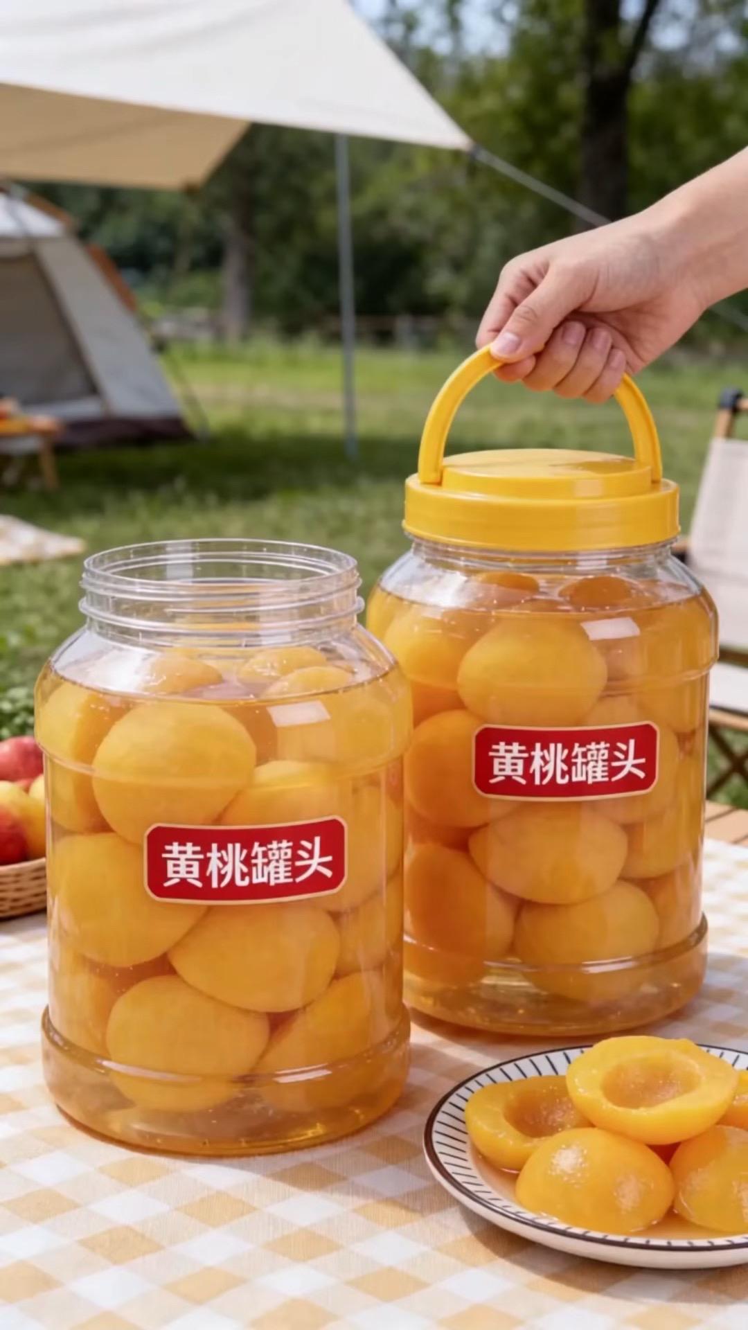 大块黄桃，脆嫩多汁，清甜不腻。每一口都新鲜饱满，解馋又解腻，露营、下午...