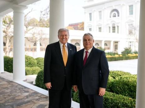 【“奥尔班是我的朋友。这些不是我的选举，但他是我朋友，一个好人，”特朗普说 “他