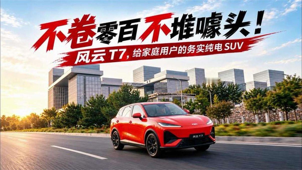 不卷零百不堆噱头！风云 T7，给家庭用户的务实纯电 SUV