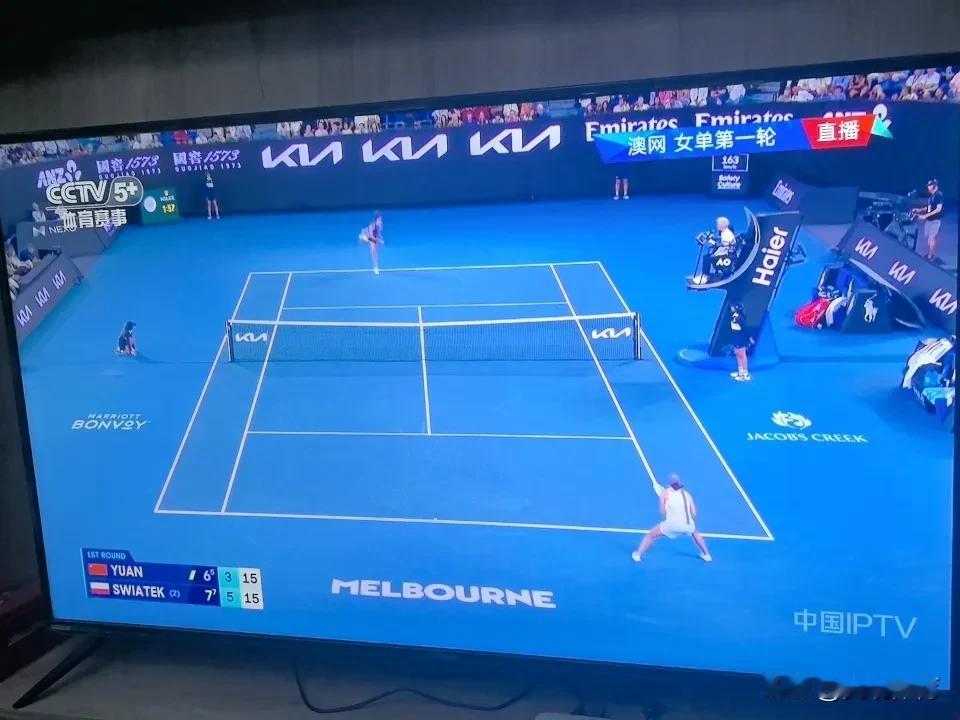 澳网首轮袁悦VS斯瓦泰克