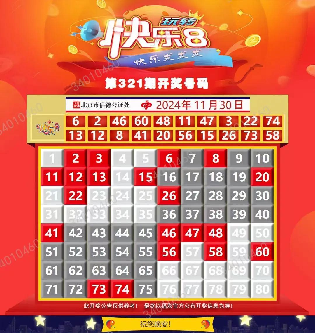 2024年11月30日    快乐8  开奖结果