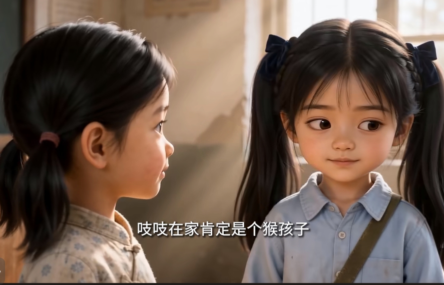 吱吱是个开心的娃娃 