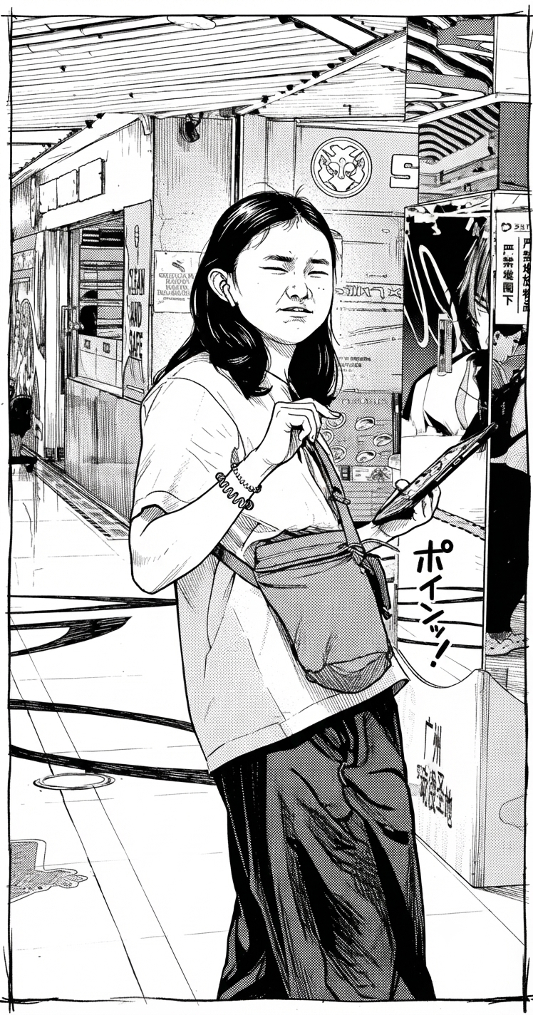 妹妹去逛谷子店，主动伸手挽住了我，“我要让他们看看，我是地上党！”地上党，就是父