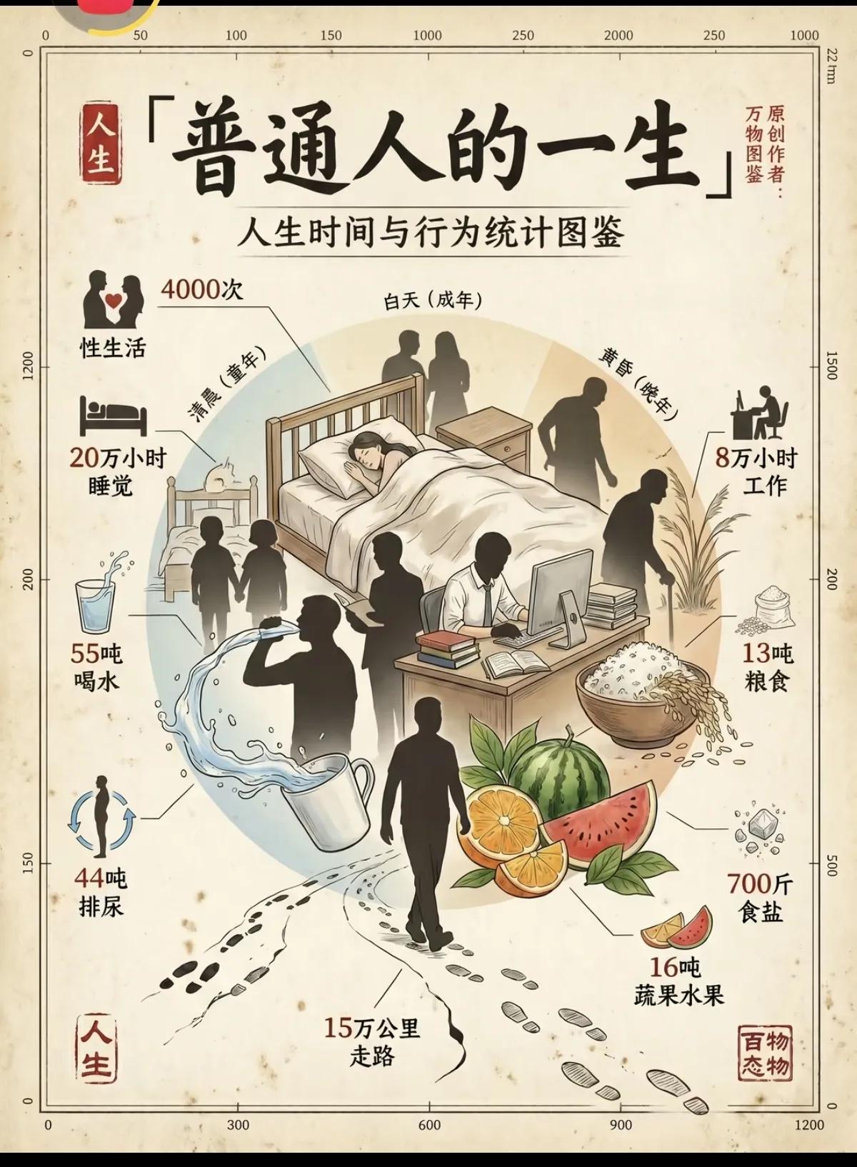 万物皆可“图”，这是普通人的一生，你会发现平凡是大多数人的生存方式，健康生活才是