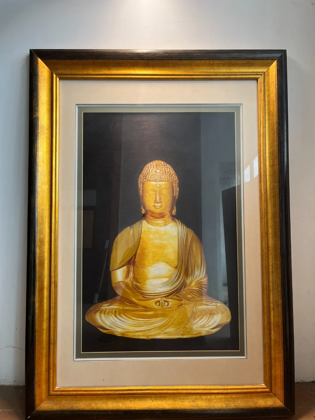 《阿弥陀佛》重工苏绣挂画，背景满绣，保佑刷到的人无忧无灾，有缘人快来结缘~