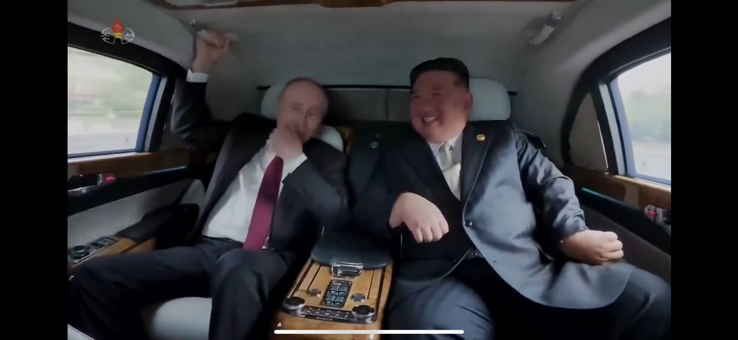 普京与金正恩喝茶画面看了将军北京两日游的游记，这接待规格，师兄是非常羡慕。饭也吃