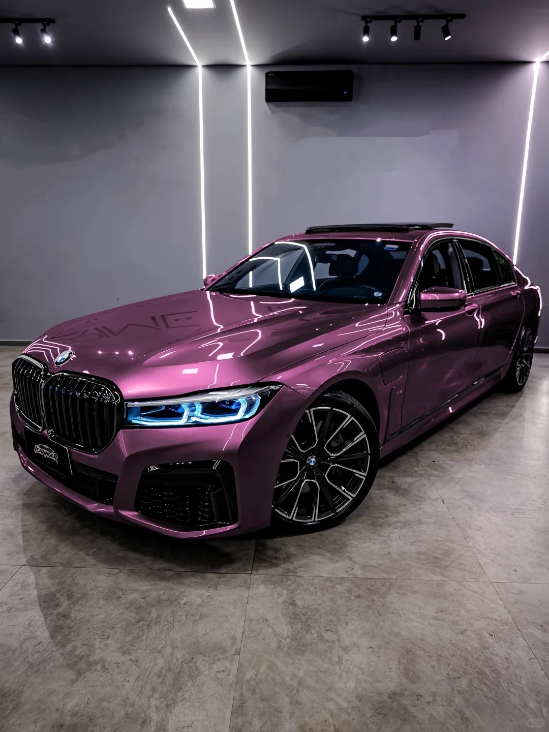 这个金属葡萄紫也太帅了，BMW就要这么整车的新衣 ​​​