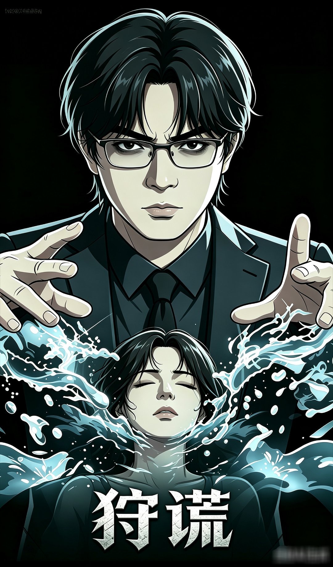 给成毅《狩谎》做了一款卡通海报，请打分。