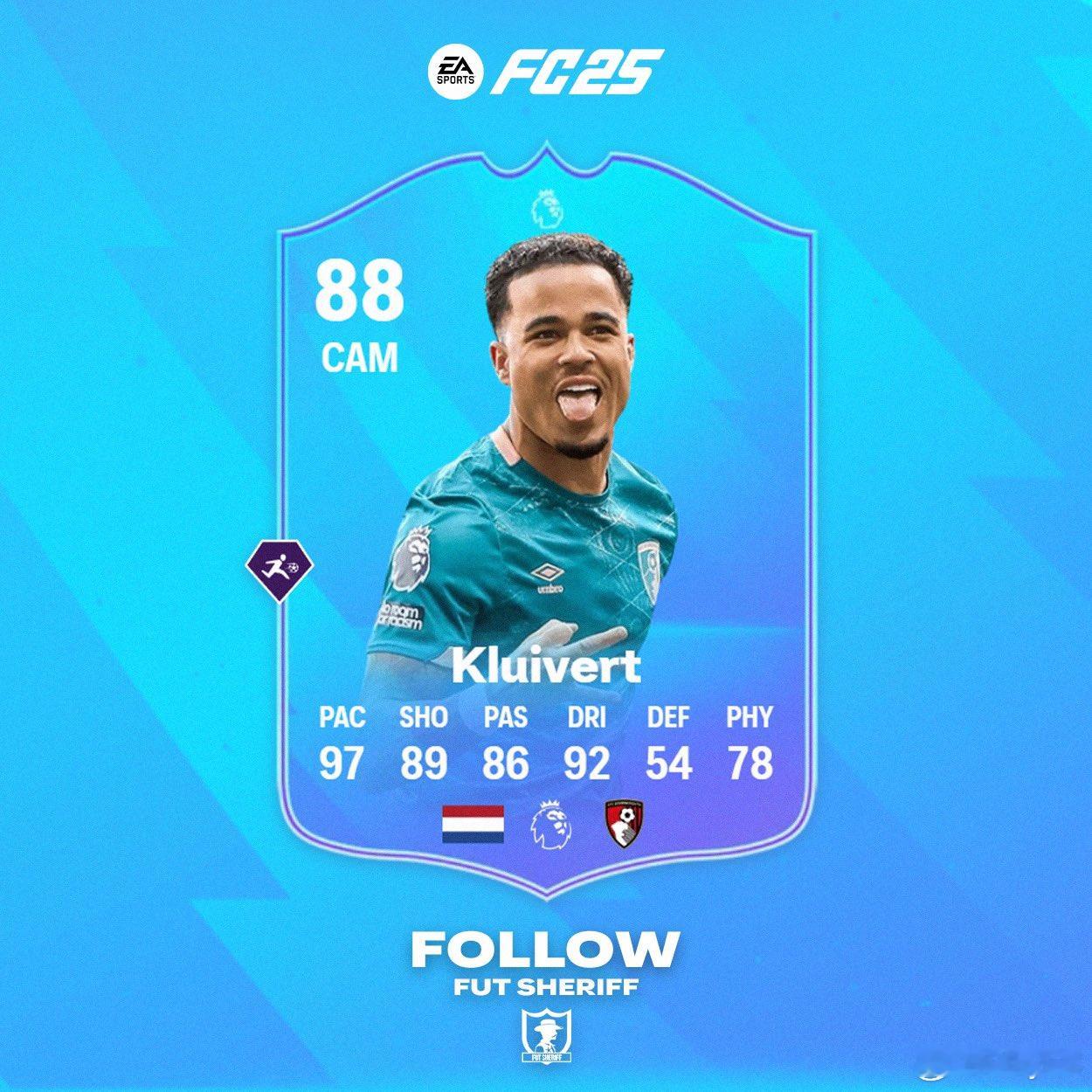 英超一月最佳球员，克鲁伊维特。 