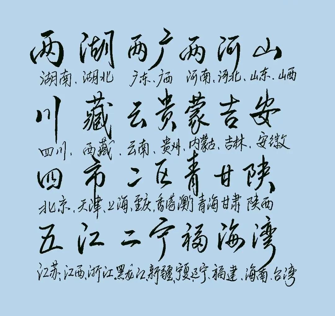 太有才了，教你四句话概括全中国省份，顺口溜简单易记##地图##感悟##智慧人生#