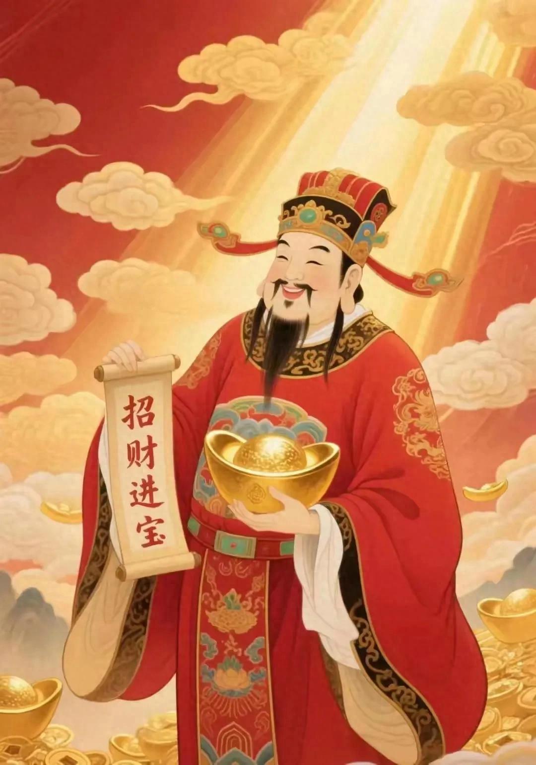 今日遇财神不迎，福气或许将从旁溜走。你会迎吗？ 