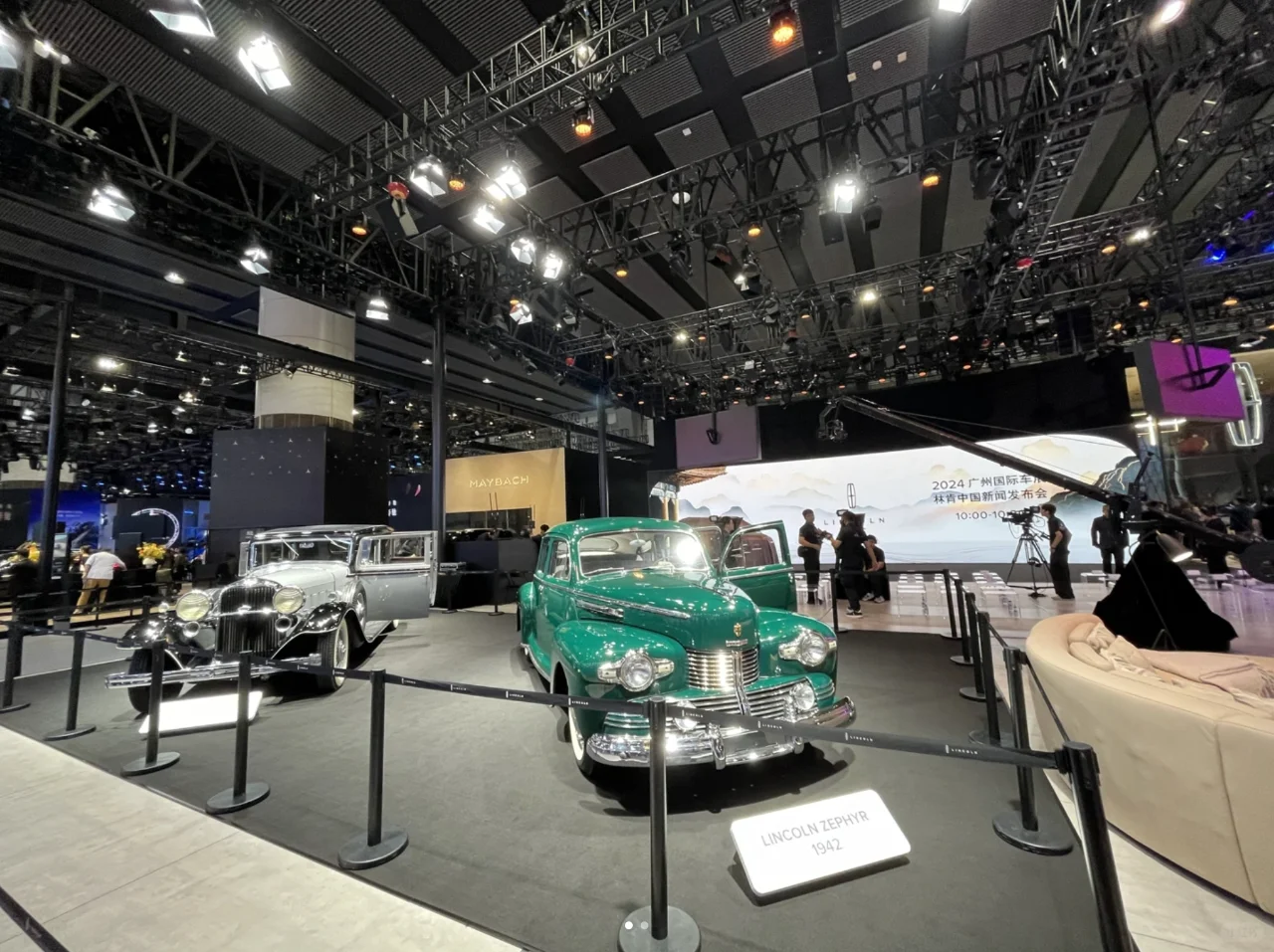 到广州车展了，看到以前的林肯