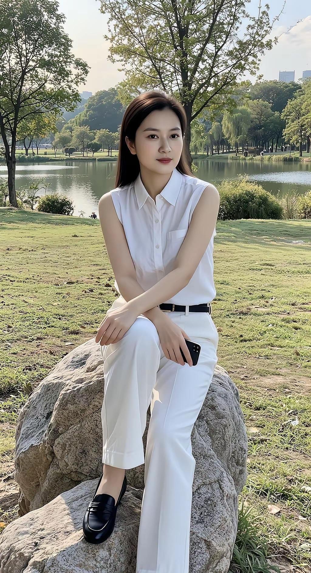 赞-绝代佳人

文/熏墨
绝代佳人俏容颜，青丝飘香柳眉弯；
玉肤貌美凤眸闪，嫣然