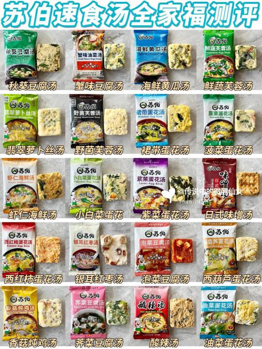 ㊙️苏伯汤竟出了这么多口味，来一期测评…