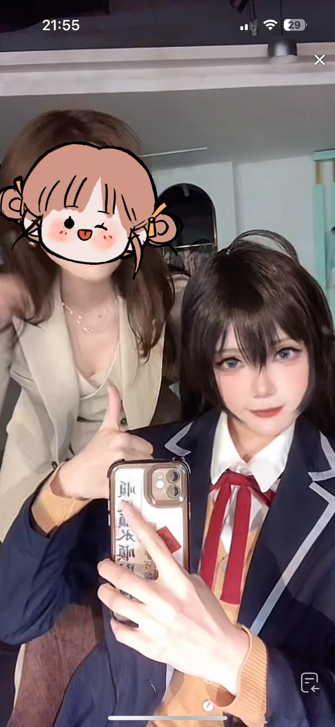 偶尔直播一下#cosplay##雪之下雪乃# ​​​