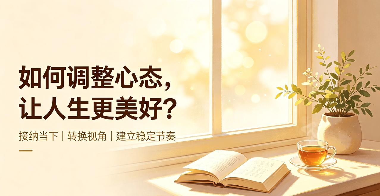 如何调整心态,让人生更美好?