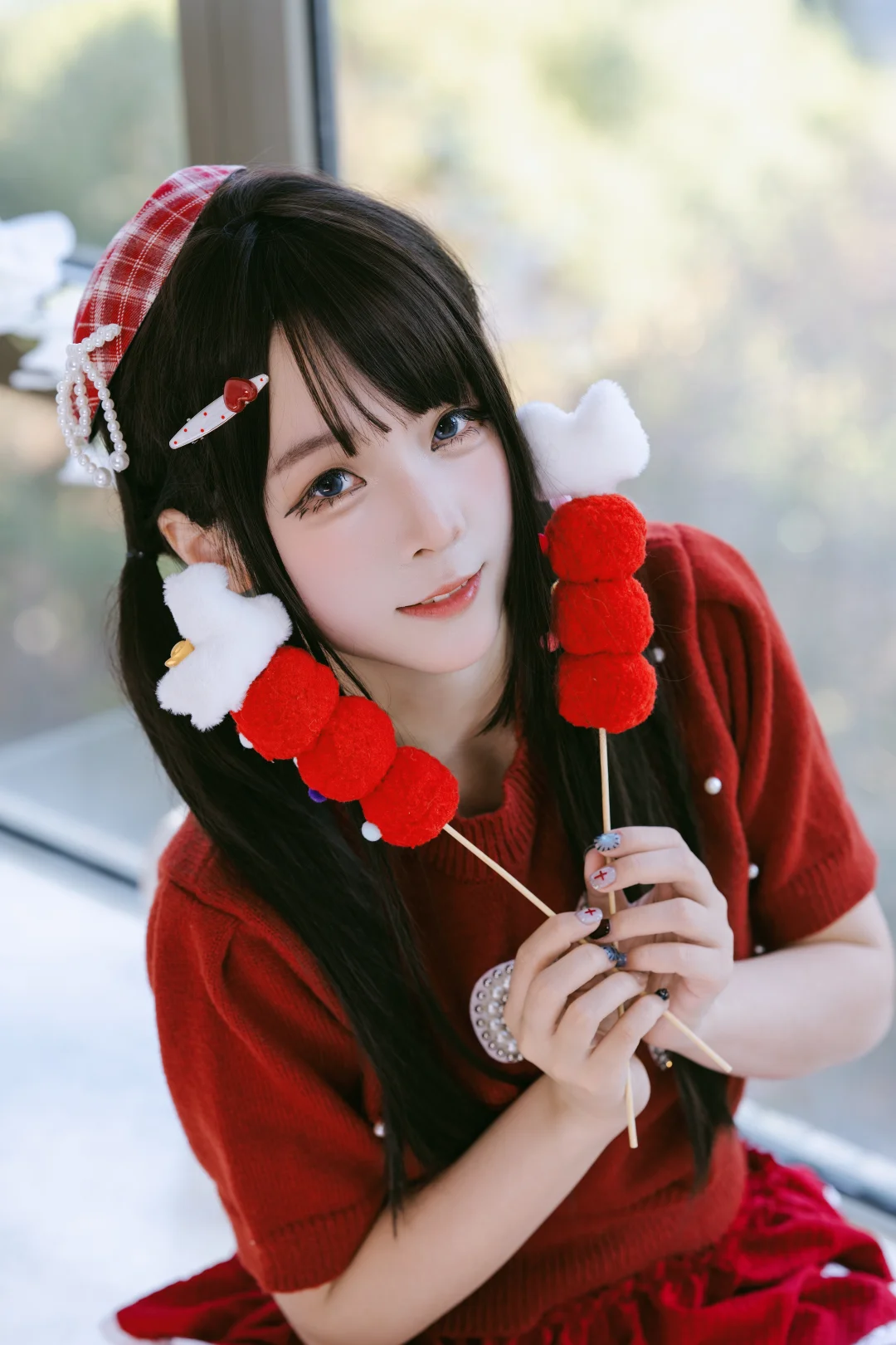 存一些年味糖葫芦拍照姿势吧！