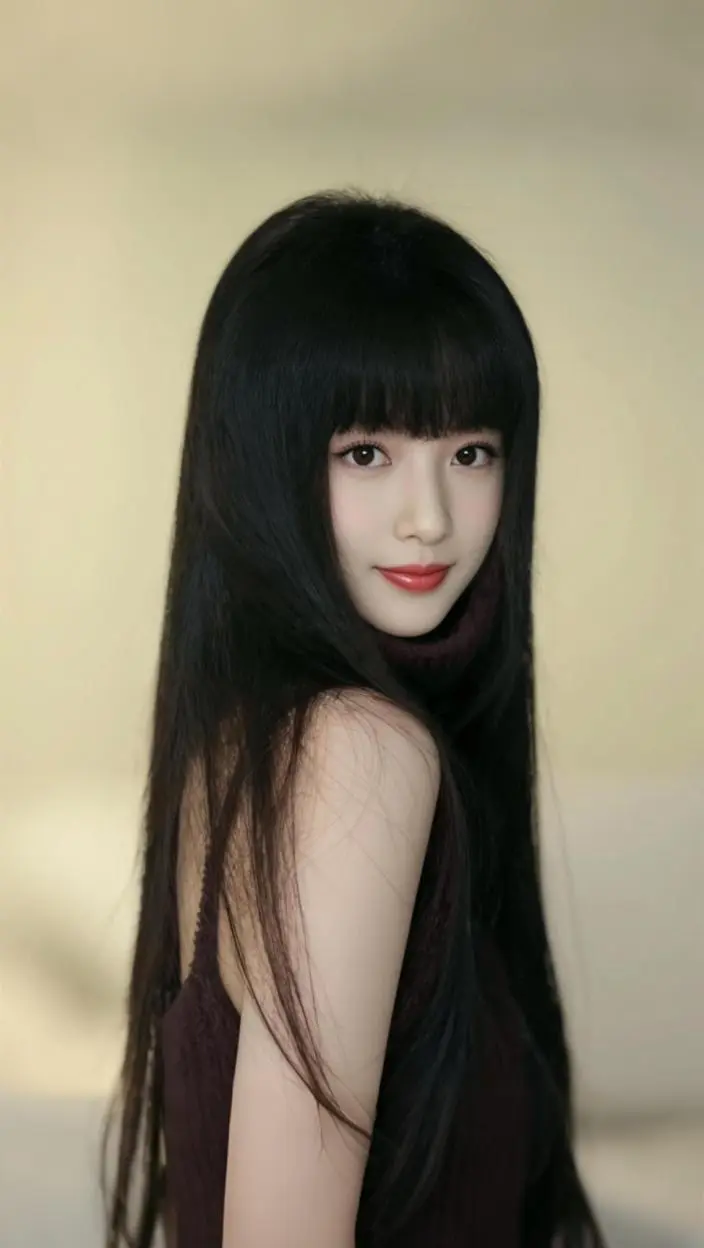 AI日系长发照